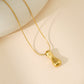 English Letter Temperament Simple Niche Necklace