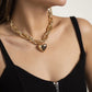 Cold Style Hollow Out Thick O-shaped Necklace