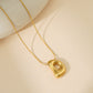 English Letter Temperament Simple Niche Necklace