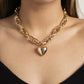 Cold Style Hollow Out Thick O-shaped Necklace