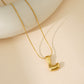 English Letter Temperament Simple Niche Necklace