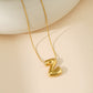 English Letter Temperament Simple Niche Necklace