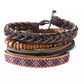 Multi-layer Bracelet Set Vintage-style Jewelry For Men