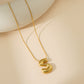English Letter Temperament Simple Niche Necklace