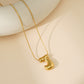 English Letter Temperament Simple Niche Necklace