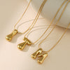 English Letter Temperament Simple Niche Necklace