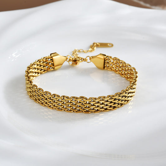 Trendy Metal Chain Bracelet For Women