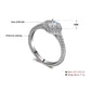 modern fashion couple ring set commitment rings for partners