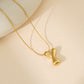 English Letter Temperament Simple Niche Necklace