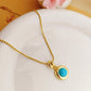 Womens Niche 18K Gold-plated Versatile Collarbone Necklace