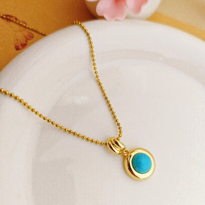 Womens Niche 18K Gold-plated Versatile Collarbone Necklace