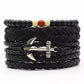 Multi-layer Bracelet Set Vintage-style Jewelry For Men