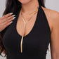Hip Hop Minimalist Snake Bone Chain Clavicle Chain