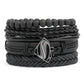 Multi-layer Bracelet Set Vintage-style Jewelry For Men