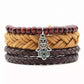 Multi-layer Bracelet Set Vintage-style Jewelry For Men