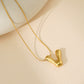 English Letter Temperament Simple Niche Necklace
