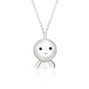 romantic sterling silver couple necklace jewelry sunny doll design gift for partner