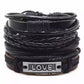 Multi-layer Bracelet Set Vintage-style Jewelry For Men