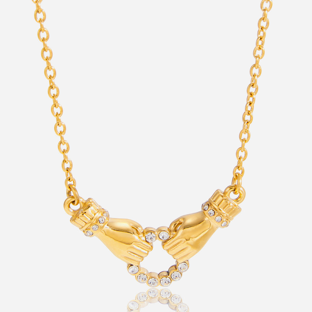 Friendship Hand Sweater Necklace For Women