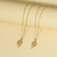 magnetic heart couple necklace