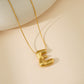 English Letter Temperament Simple Niche Necklace