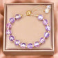 Elegant Crystal Braided Bracelet For Women Simple Style