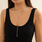 Hip Hop Minimalist Snake Bone Chain Clavicle Chain