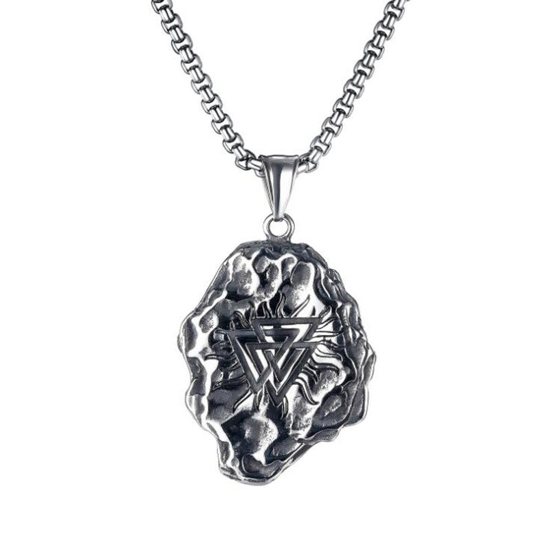 Personalized Hip-Hop Titanium Steel Necklace Pendant Jewelry